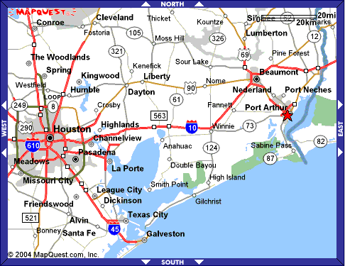 Port Arthur Texas Map Maps To 3731 Lake Shore Drive